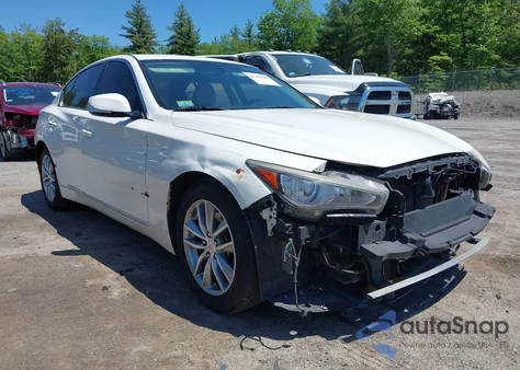 2014 Infiniti Q50 Premium z USA, uszkodzony, nr VIN JN1BV7AR3EM681886